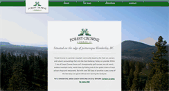 Desktop Screenshot of forestcrowne.com
