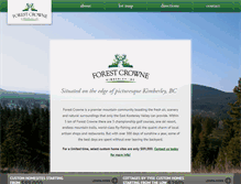 Tablet Screenshot of forestcrowne.com